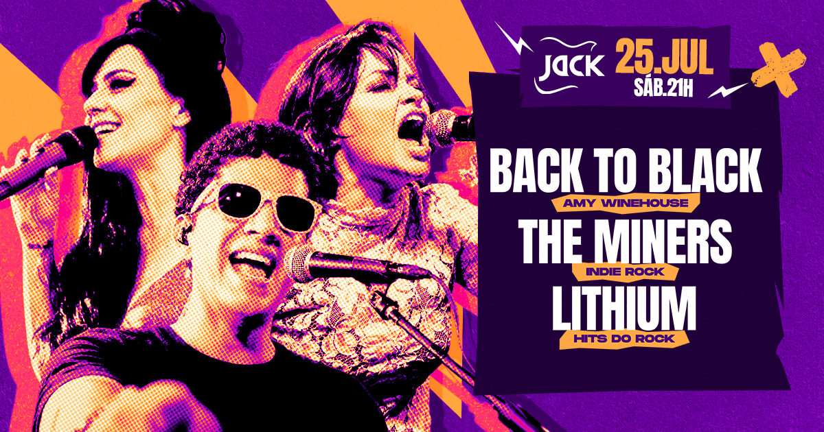 SÁBADO JACK! BACK TO BLACK (AMY WINEHOUSE) + THE MINERS (INDIE