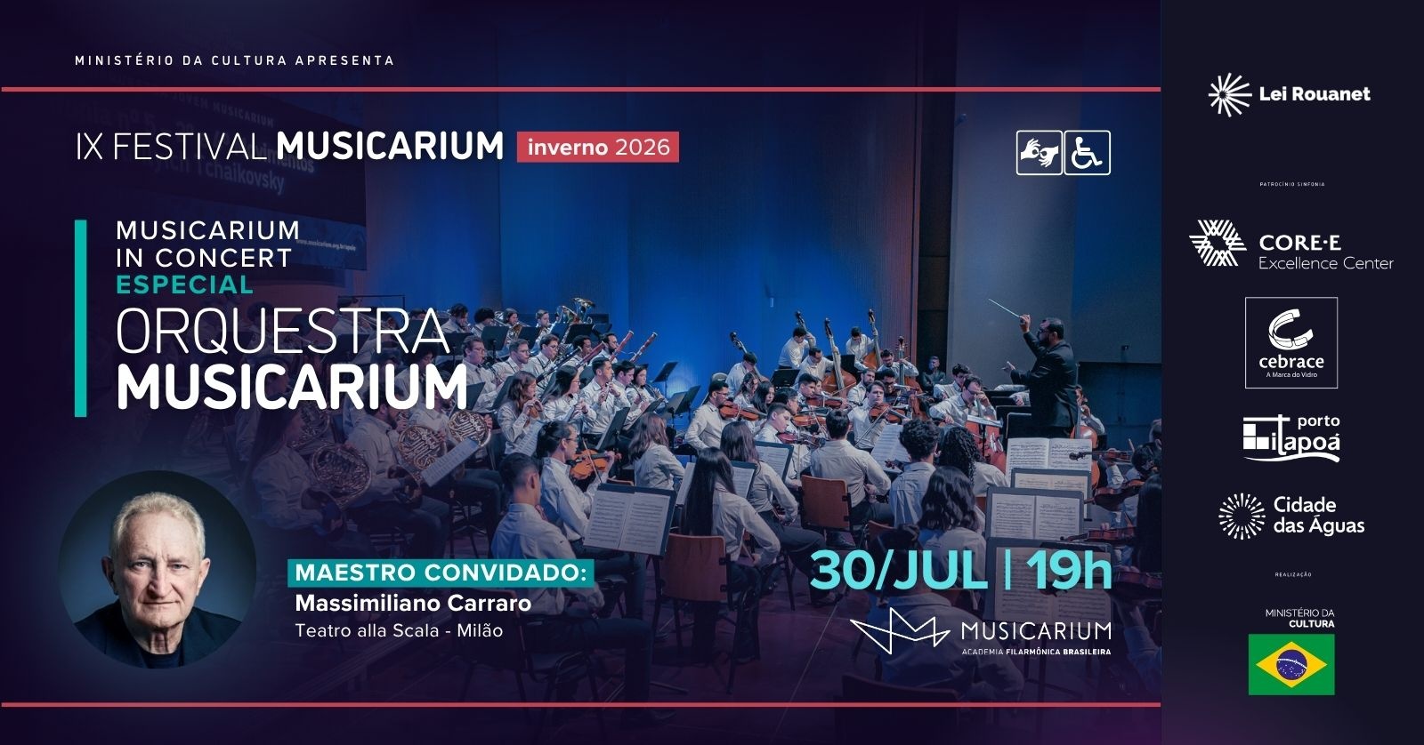 IX Festival Musicarium - 30/7 Orquestra Musicarium Especial em