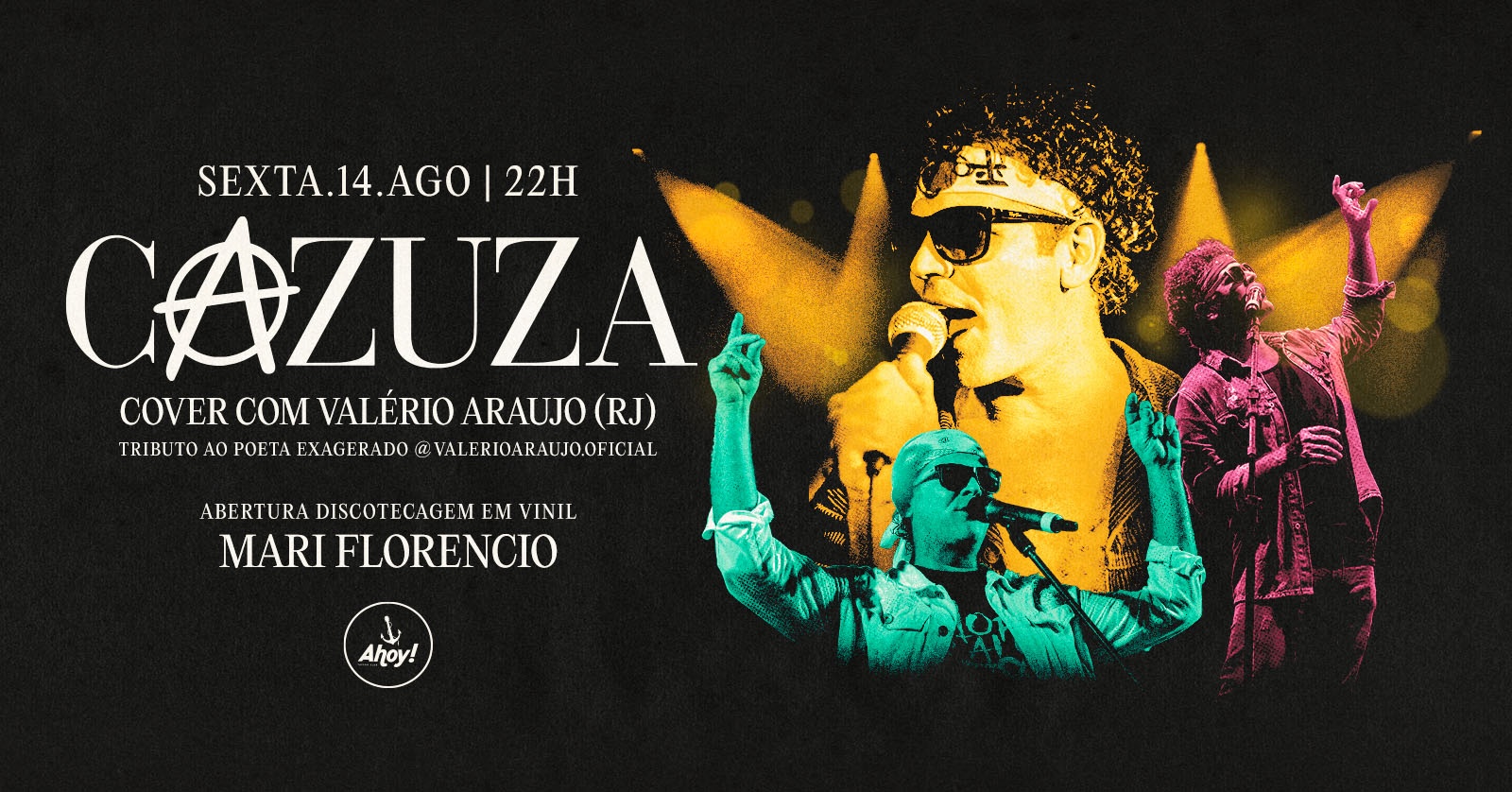 TRIBUTO AO CAZUZA no Ahoy! Tavern Club - Blumenau, SC