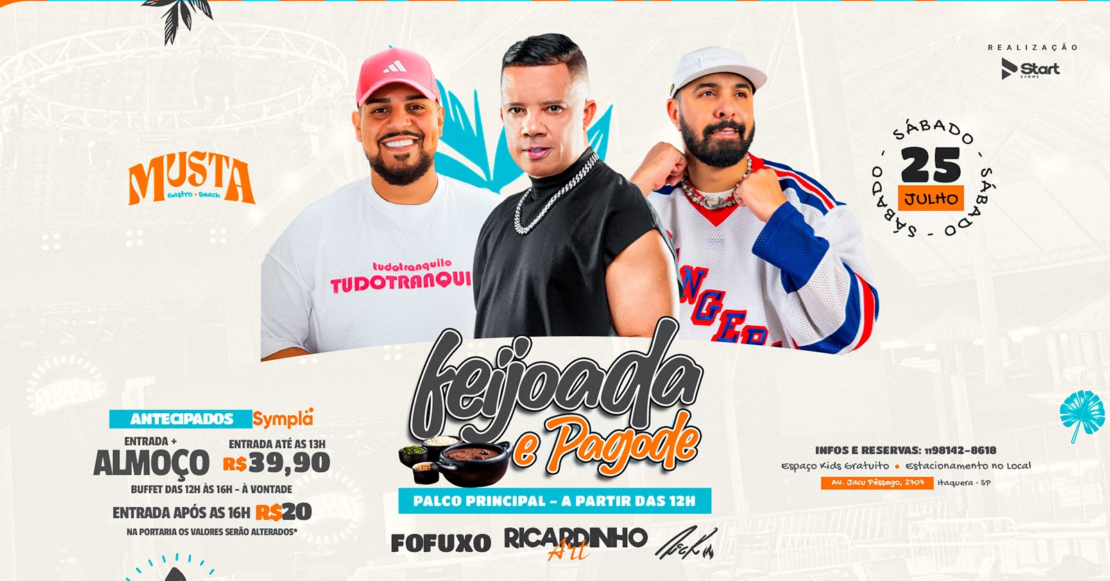 RICARDINHO ART - CANTOR RICK PALCO PRINCIPAL NO MUSTA GASTRO BEACH ITAQUERA - São Paulo, SP