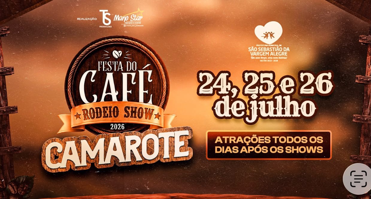 CAMAROTE FESTA DO CAFÉ - SÃO SEBASTIÃO DA VARGEM ALEGRE - São Sebastião da Vargem Alegre, MG