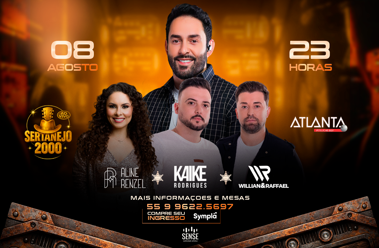 3º SERTANEJO 2000 - ATLANTA - SÃO LUIZ GONZAGA - São Luiz Gonzaga, RS