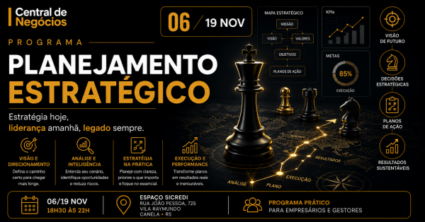 Imagem do evento Programa de Gestão de Negócios | Seminário de Planejamento Estratégico