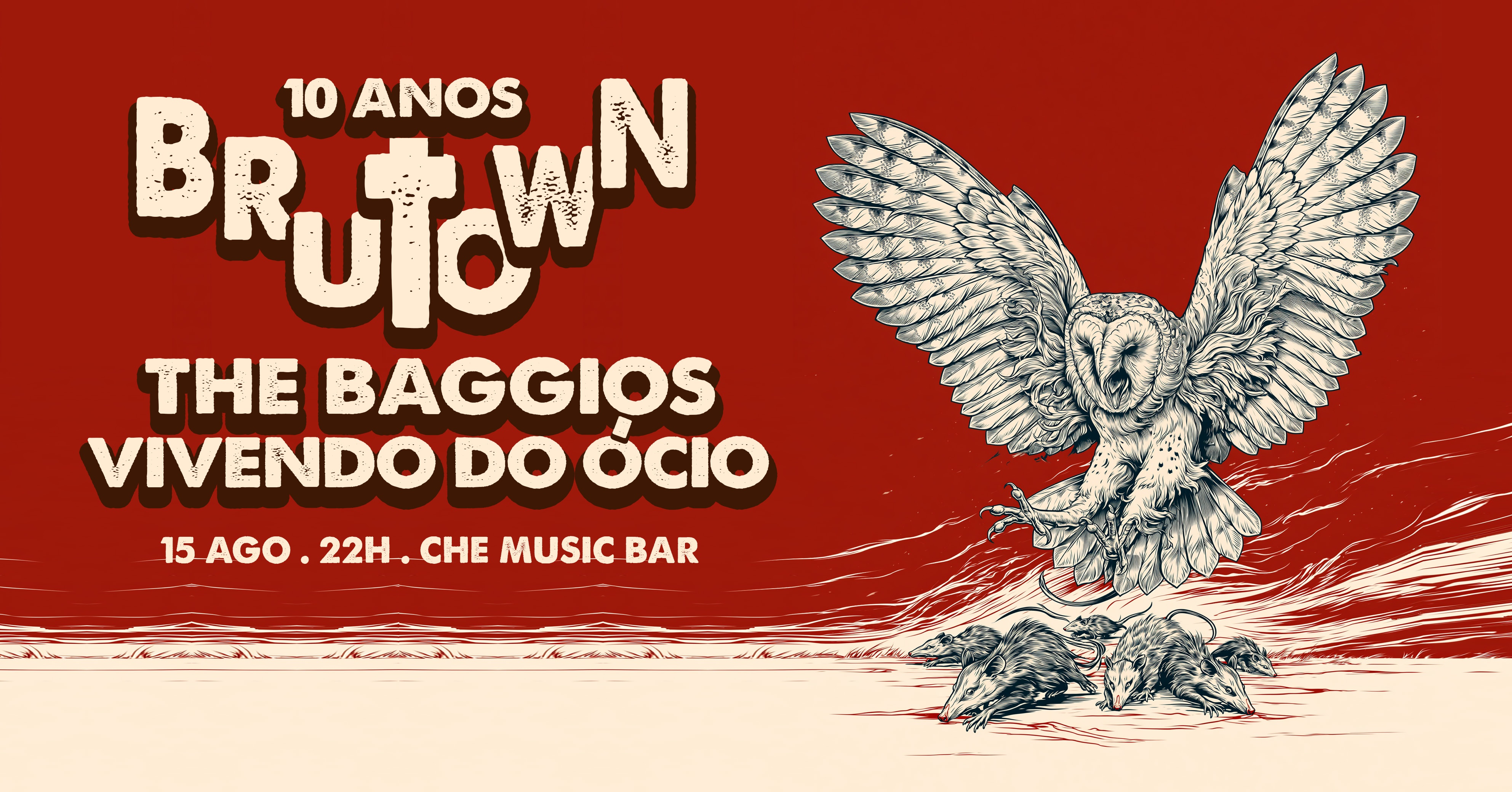 The Baggios e Vivendo do Ócio no Che Music Bar - Aracaju, SE