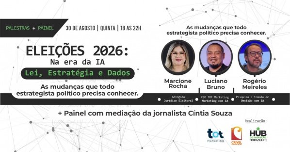 Imagem do evento ELEIÇÕES NA ERA DA IA: LEI, ESTRATÉGIA E DADOS