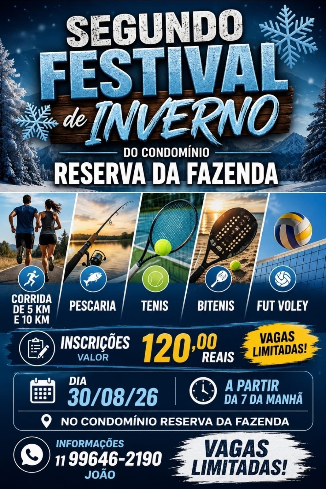 2º FESTIVAL DE INVERNO RESERVA DA FAZENDA - MODALIDADE CORRIDA
