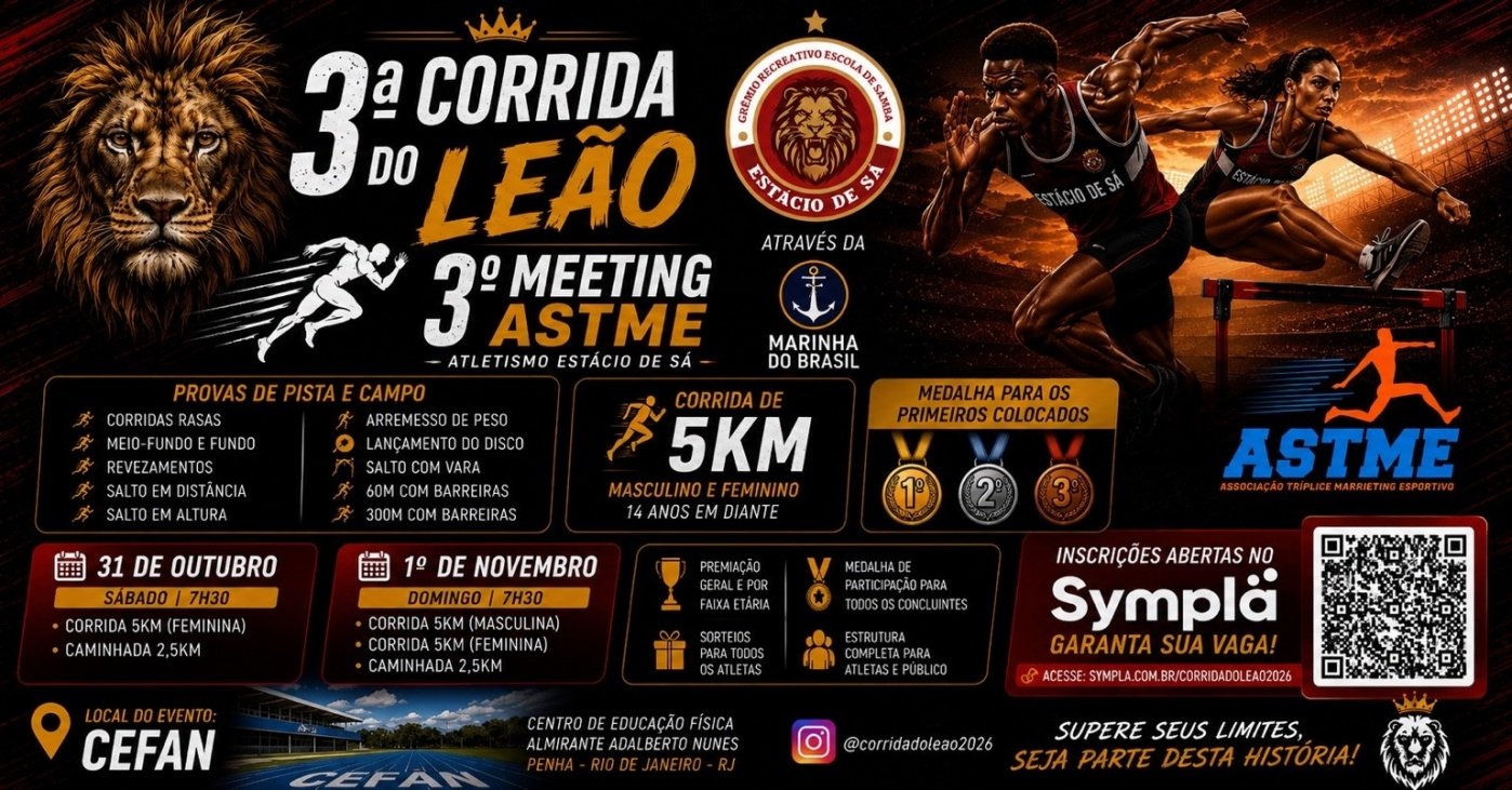3ª Corrida do Leão e 3º Meeting ASTME