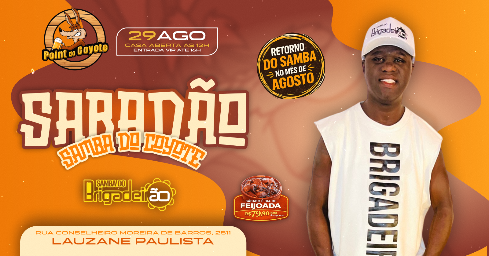 Samda do Brigadeirão no Coyote - São Paulo, SP
