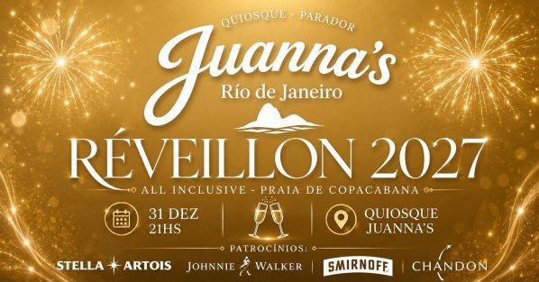 Imagem do evento REVEILLON 2027 - PRAIA DE COPACABANA - ALL INCLUSIVE