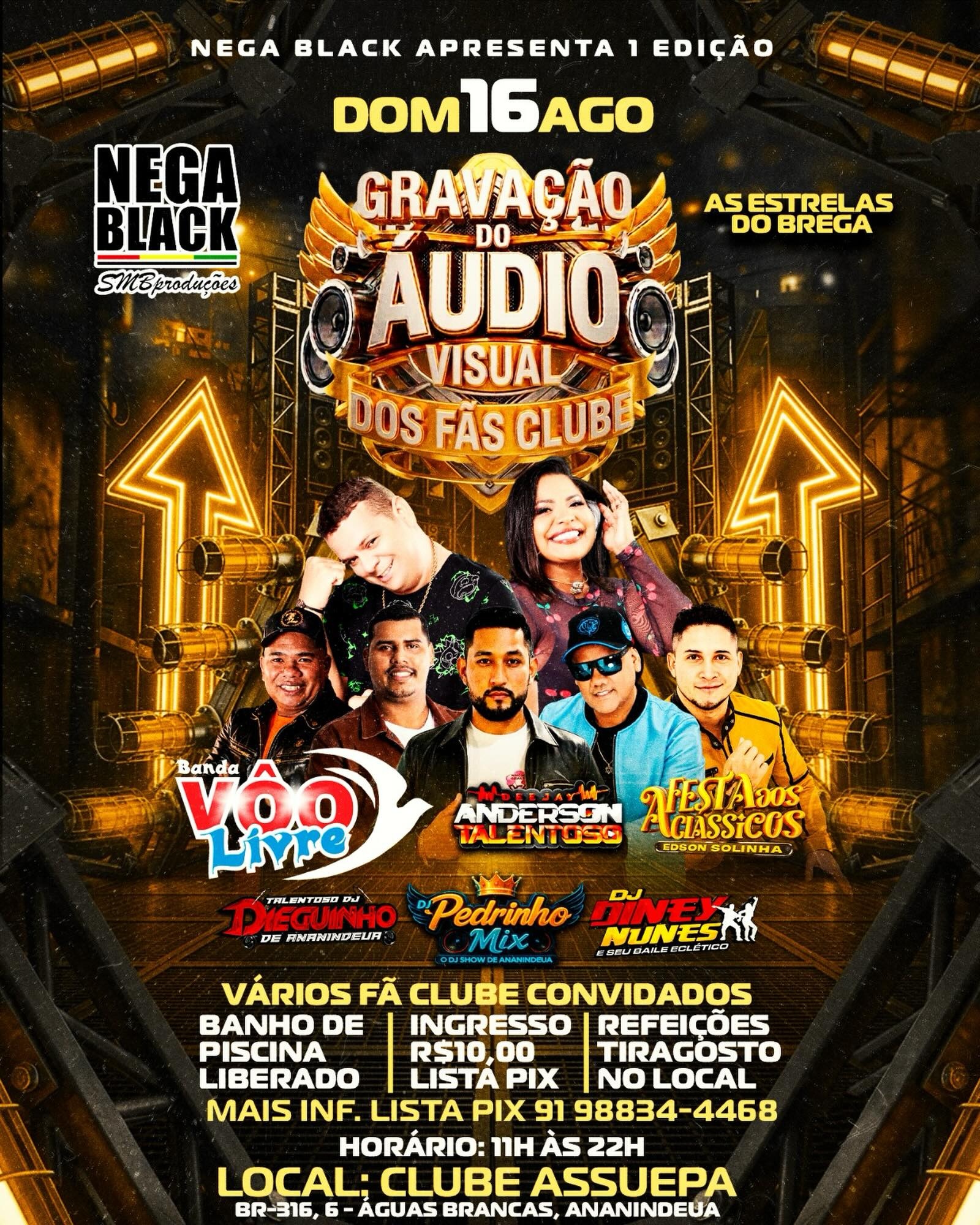 Gravação do Audiovisual dos Fã Clube de Brega - ASSUEPA - Ananindeua, PA