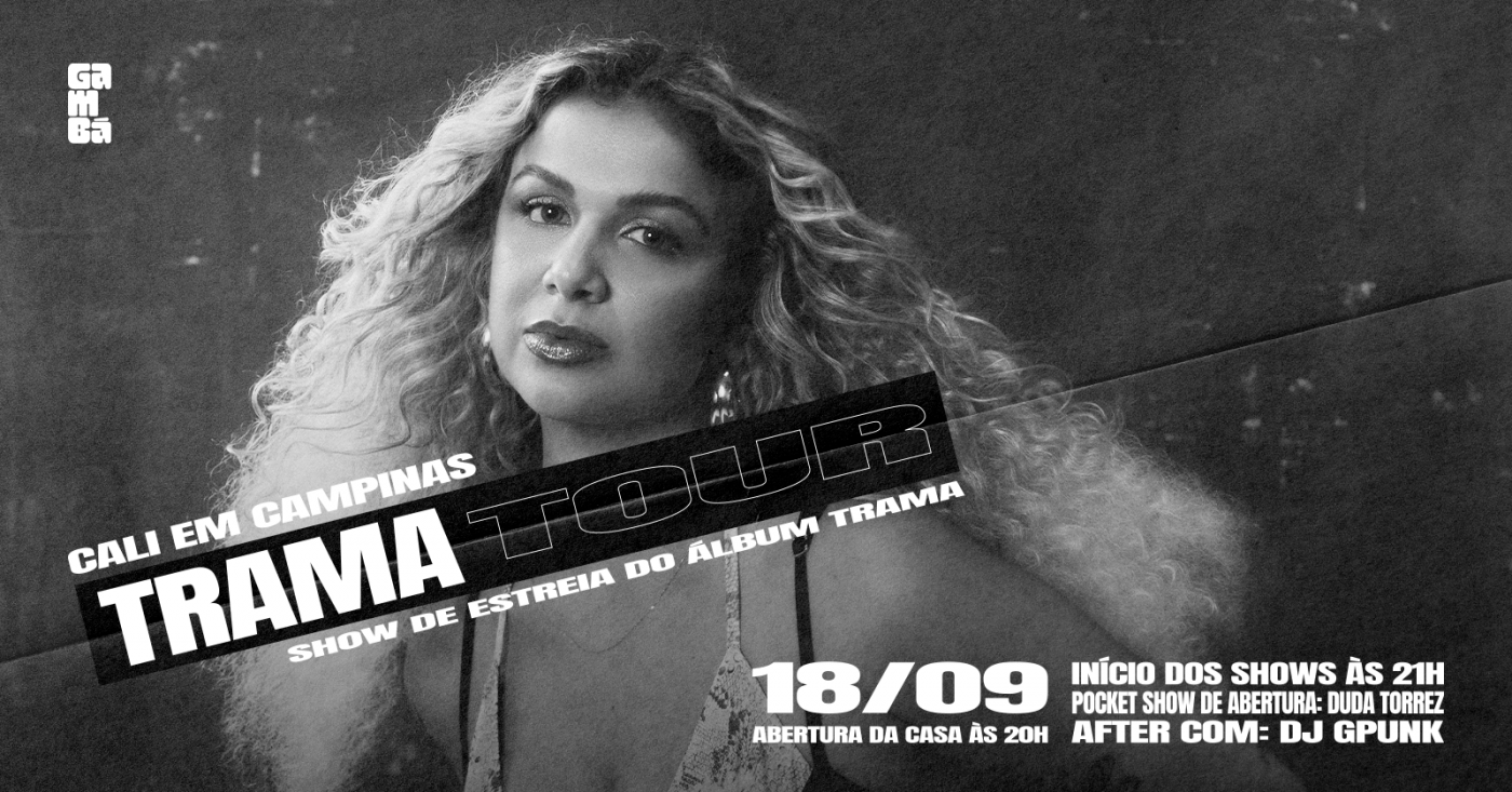 CALI em Campinas - Show de estreia do álbum Trama