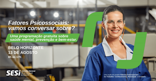 Imagem do evento Fatores Psicossociais: vamos conversar?