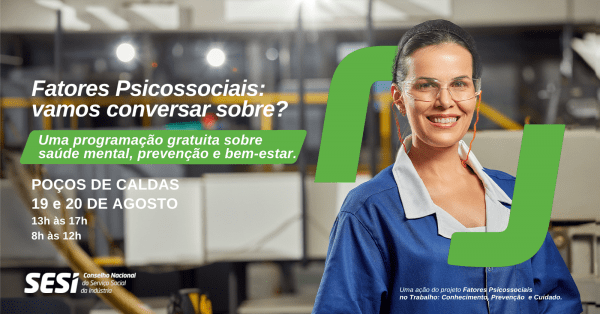 Imagem do evento Fatores Psicossociais: vamos conversar?