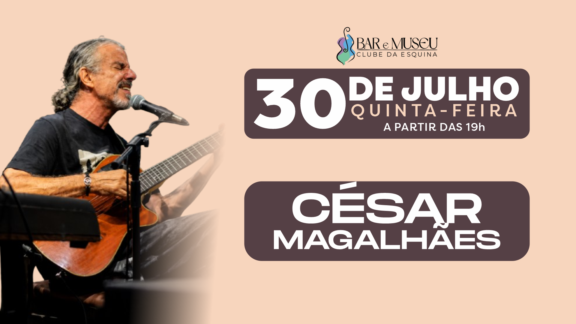SHOW COM CÉSAR MAGALHAES - aniversariante OFF