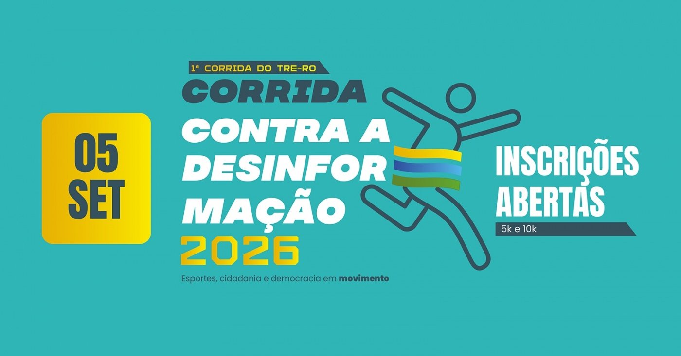 1ª CORRIDA do TRE - Corrida Contra a Desinformação