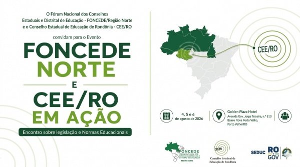 Imagem do evento FONCEDE NORTE E CEE/RO EM AÇÃO -ENCONTRO SOBRE LEGISLAÇÃO E NORMAS EDUCACIONAIS