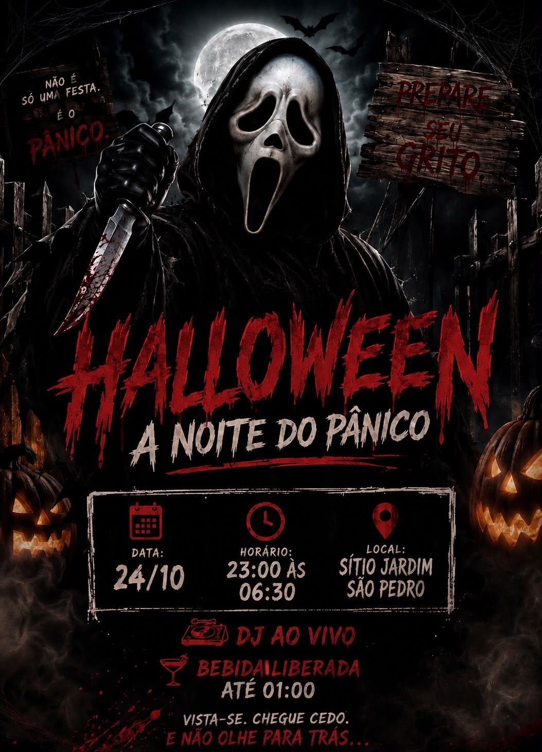 Halloween! A Noite do Pânico - Maricá, RJ