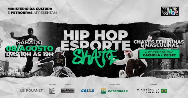Capa de Hip Hop Esportes l Edição Skate l Game of Museu