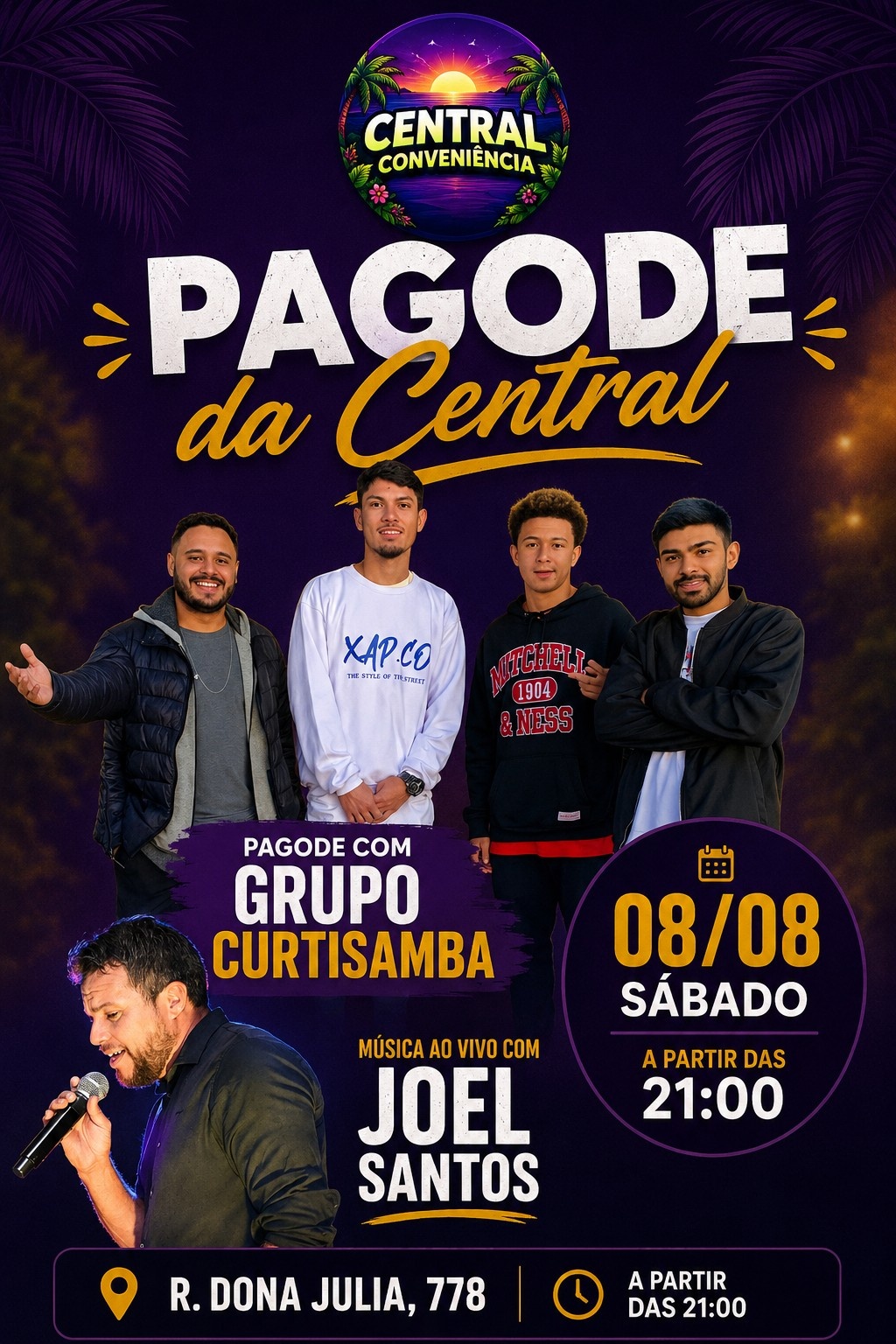 Pagode da Central - Carazinho, RS
