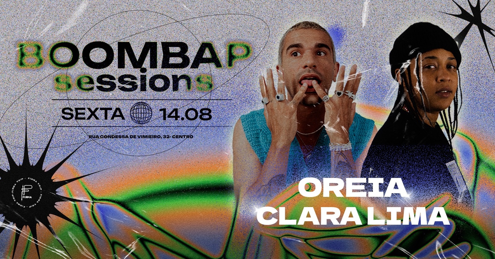Boombap Sessions! Show Oreia + Clara Lima em Ubatuba