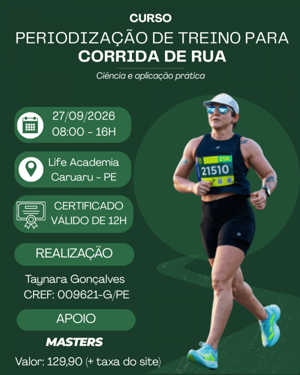 Imagem do evento PERIODIZAÇÃO DE TREINO PARA CORRIDA DE RUA