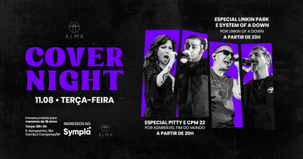 Imagem do evento ADMIRÁVEL FIM DO MUNDO + LINKIN OF A DOWN NO ALMA CAMPINAS  | 11.08