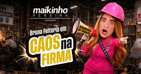 Cartaz do show Caos na Firma