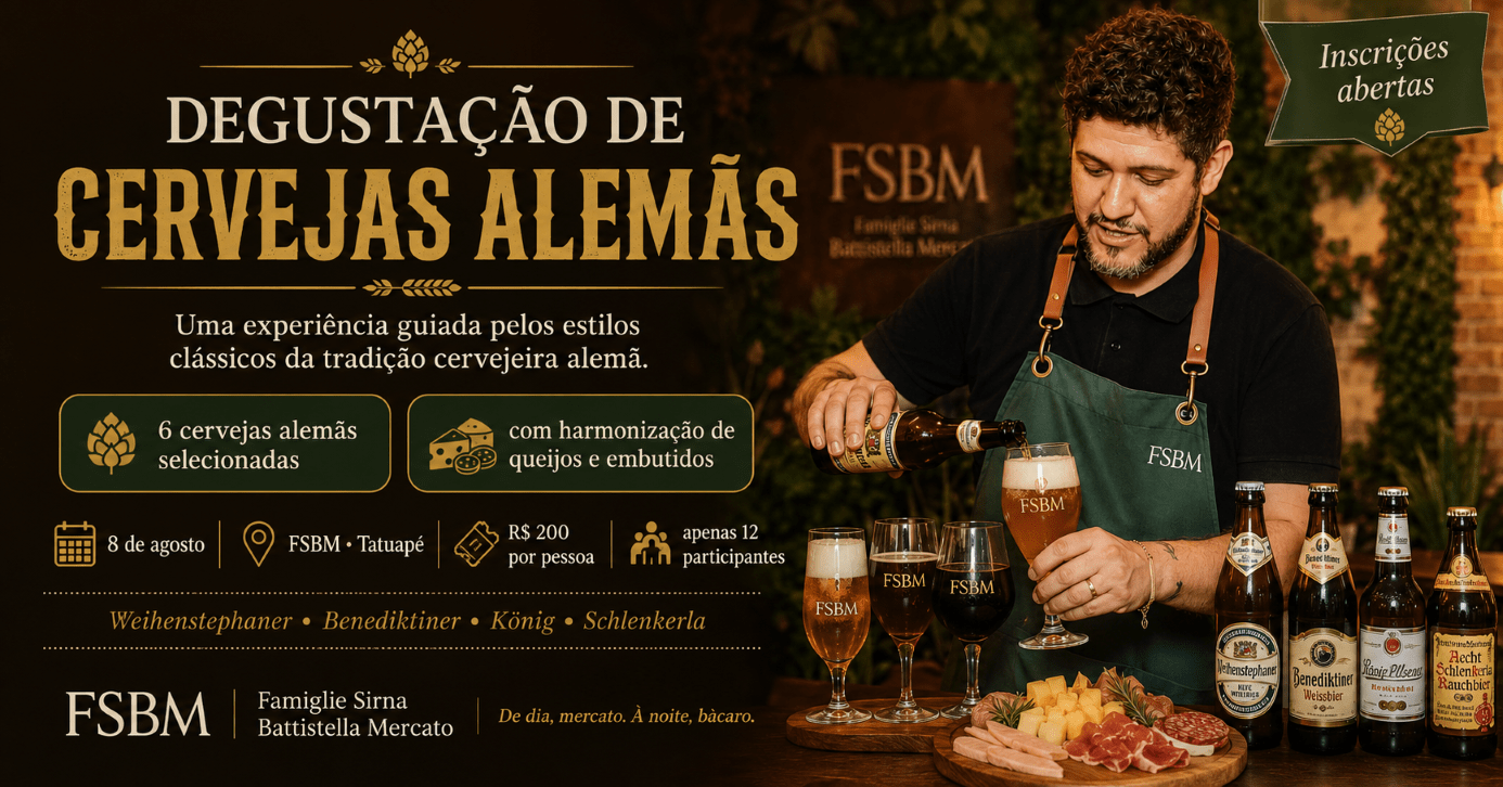 Imagem publicada pela fonte para 15a. Degustação de Cervejas Alemãs