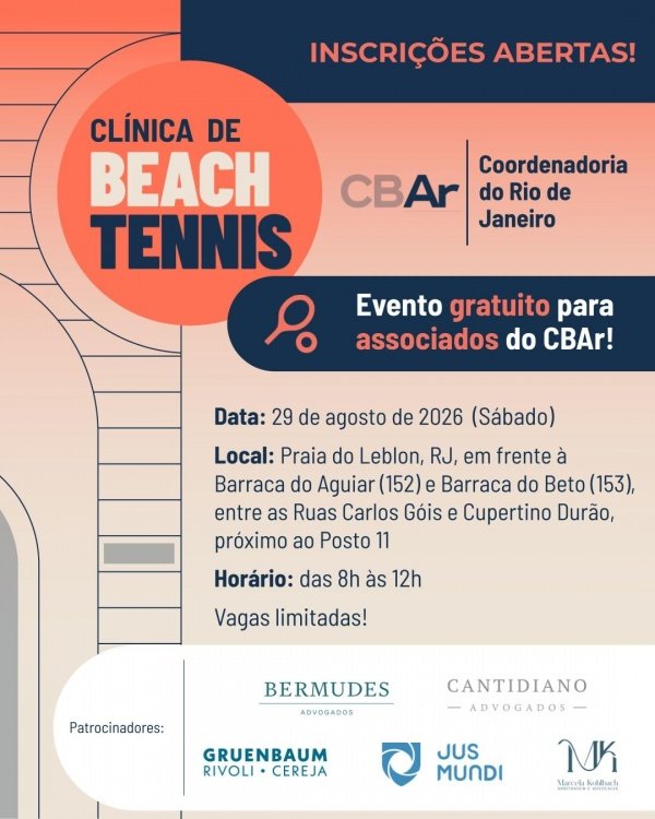 Imagem do evento Beach Tennis do CBAr