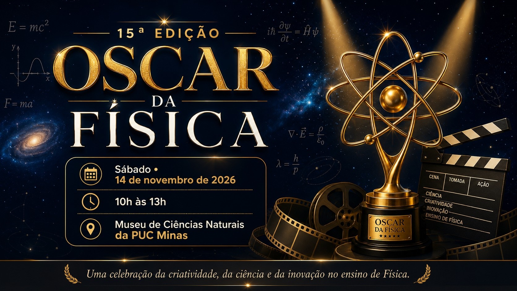 Imagem da fonte — 15º Oscar da Física - PUC Minas