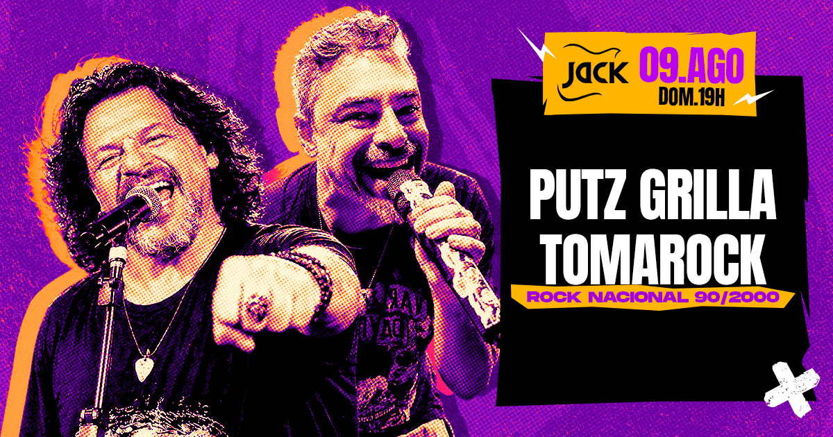 DOMINGO JACK! PUTZ GRILLA + TOMAROCK (NACIONAL 90/2000) em Belo