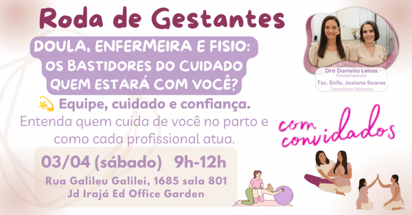 Imagem do evento Roda de Gestantes Abril 2027