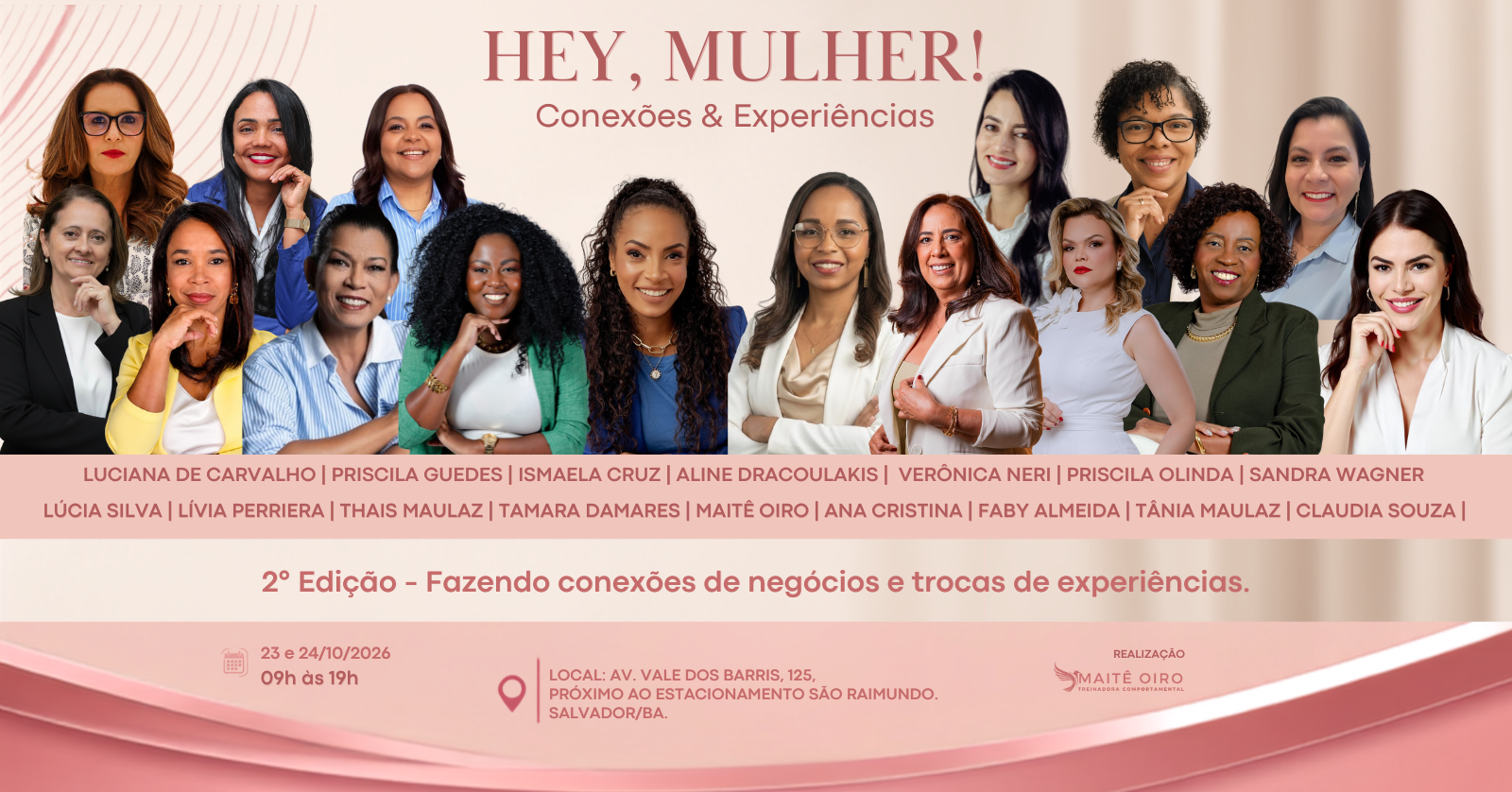 Imagem da fonte — Imersão Hey, Mulher! Conexões & Experiências - 2ª Edição