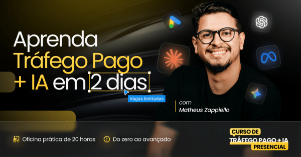 Imagem do evento CURSO PRESENCIAL DE TRÁFEGO PAGO + INTELIGÊNCIA ARTIFICIAL EM CUIABÁ|MT