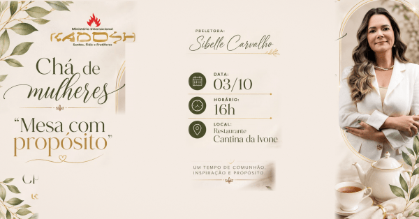 Imagem do evento Chá de Mulheres - Mesa com Propósito