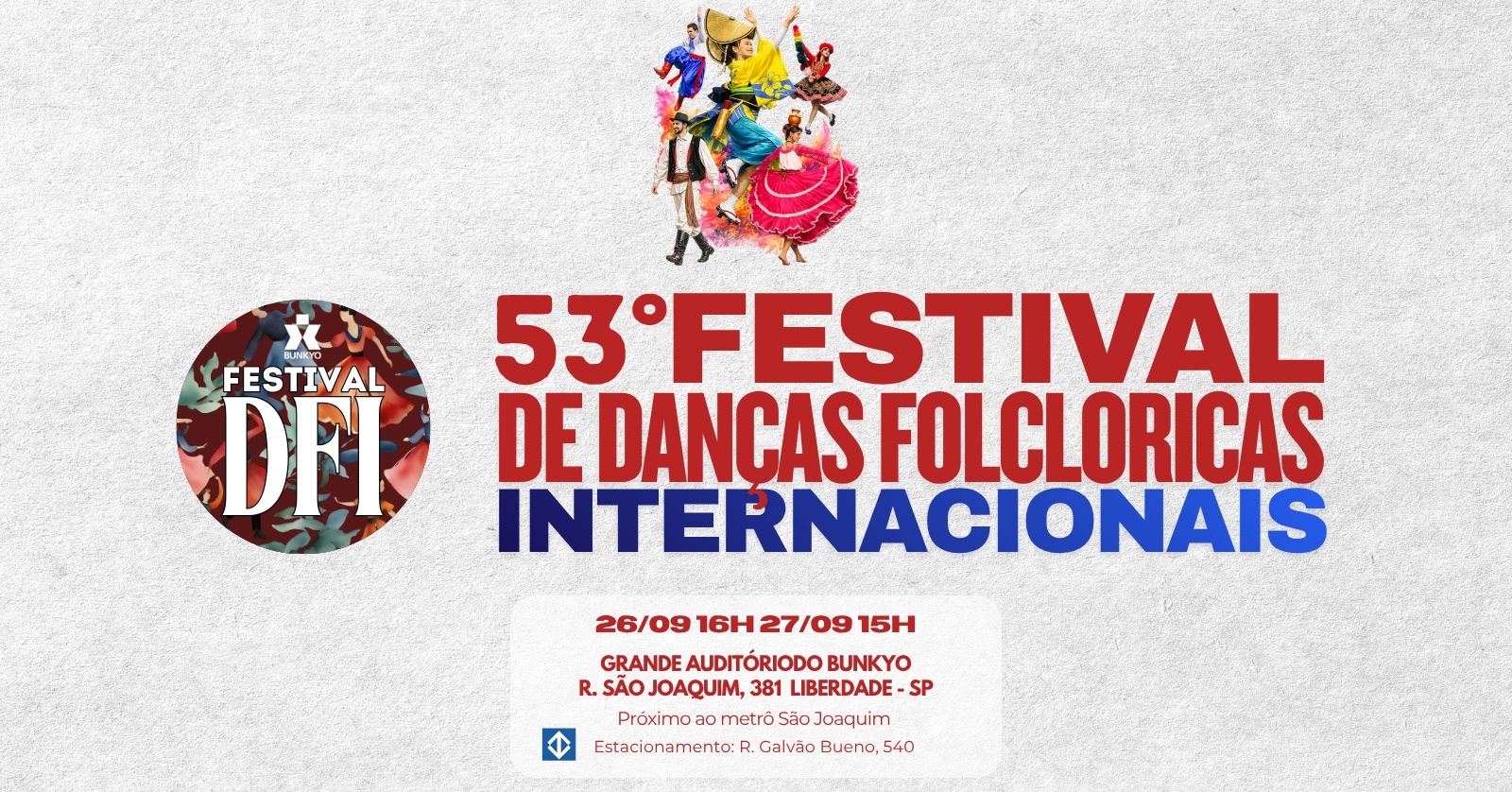 53° FESTIVAL DE DANÇAS FOLCLÓRICAS INTERNACIONAIS (DFI)