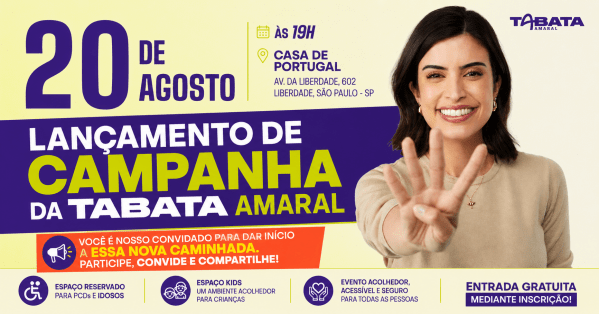 Imagem do evento Lançamento de campanha da Tabata Amaral