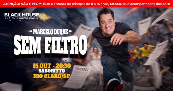 Imagem do evento MARCELO DUQUE em RIO CLARO - Stand up Comedy 