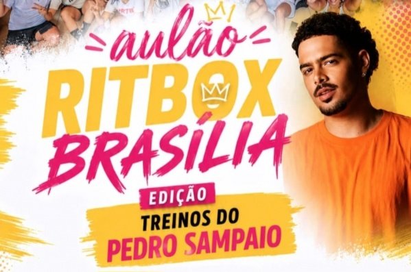 Imagem do evento Aulão Ritbox Brasília EDIÇÃO TREINOS DO PEDRO SAMPAIO
