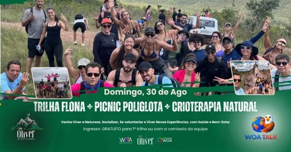 Imagem do evento TRILHA FLONA + PICNIC POLIGLOTA + CRIOTERAPIA NATURAL