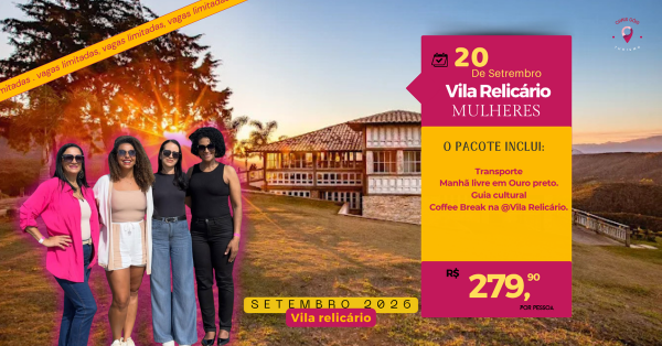 Imagem do evento Ouro Preto - Vila Relicário