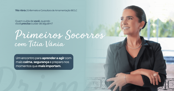 Imagem do evento Primeiros Socorros com Titia Vânia 27/10