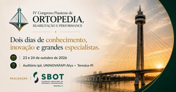 Imagem do evento IV CONGRESSO PIAUIENSE DE ORTOPEDIA, REABILITAÇÃO E PERFORMANCE