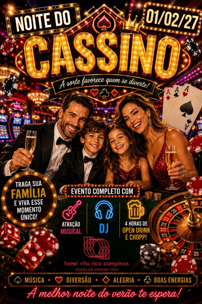 NOITE DO CASSINO - Campinas, SP