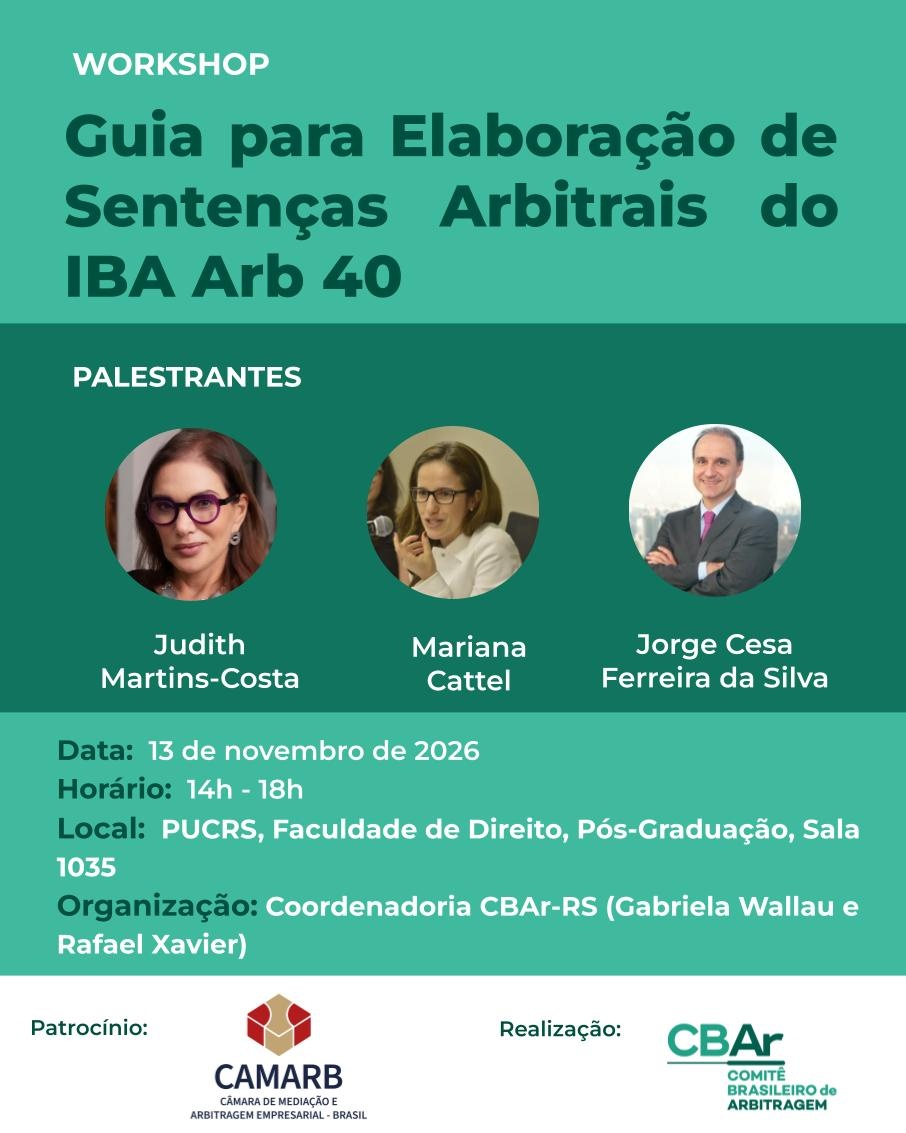 Imagen de la fuente — Guia para Elaboração de Sentenças Arbitrais do IBA Arb 40