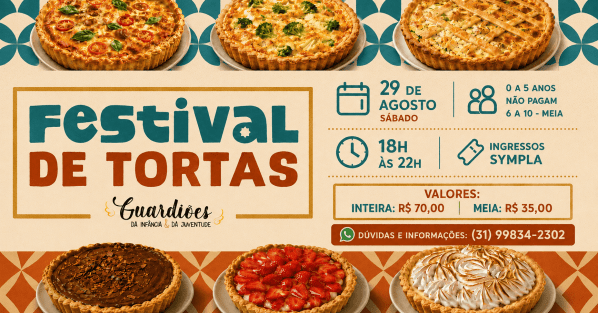 Imagem do evento FESTIVAL DE TORTAS DA GUARDIÕES