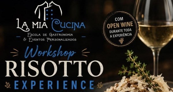 Imagem do evento Risotto Experience - Workshop Prático com Open Wine 26/09