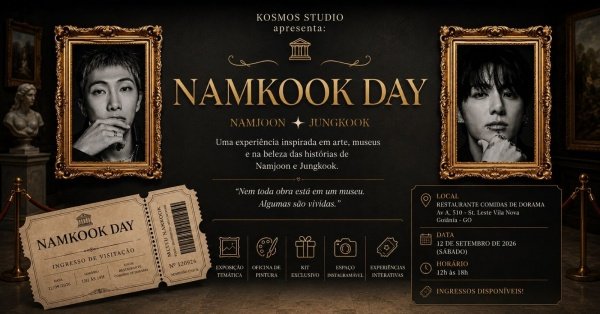 Imagem do evento NAMKOOK DAY - NAMJOON E JUNGKOOK BIRTHDAY