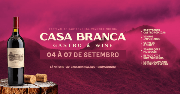 Imagem do evento Festival Casa branca Gastro & wine