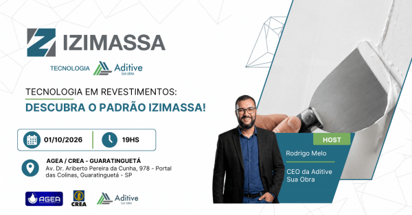 Imagem do evento Tecnologia em Revestimentos: Descubra o Padrão IziMassa!